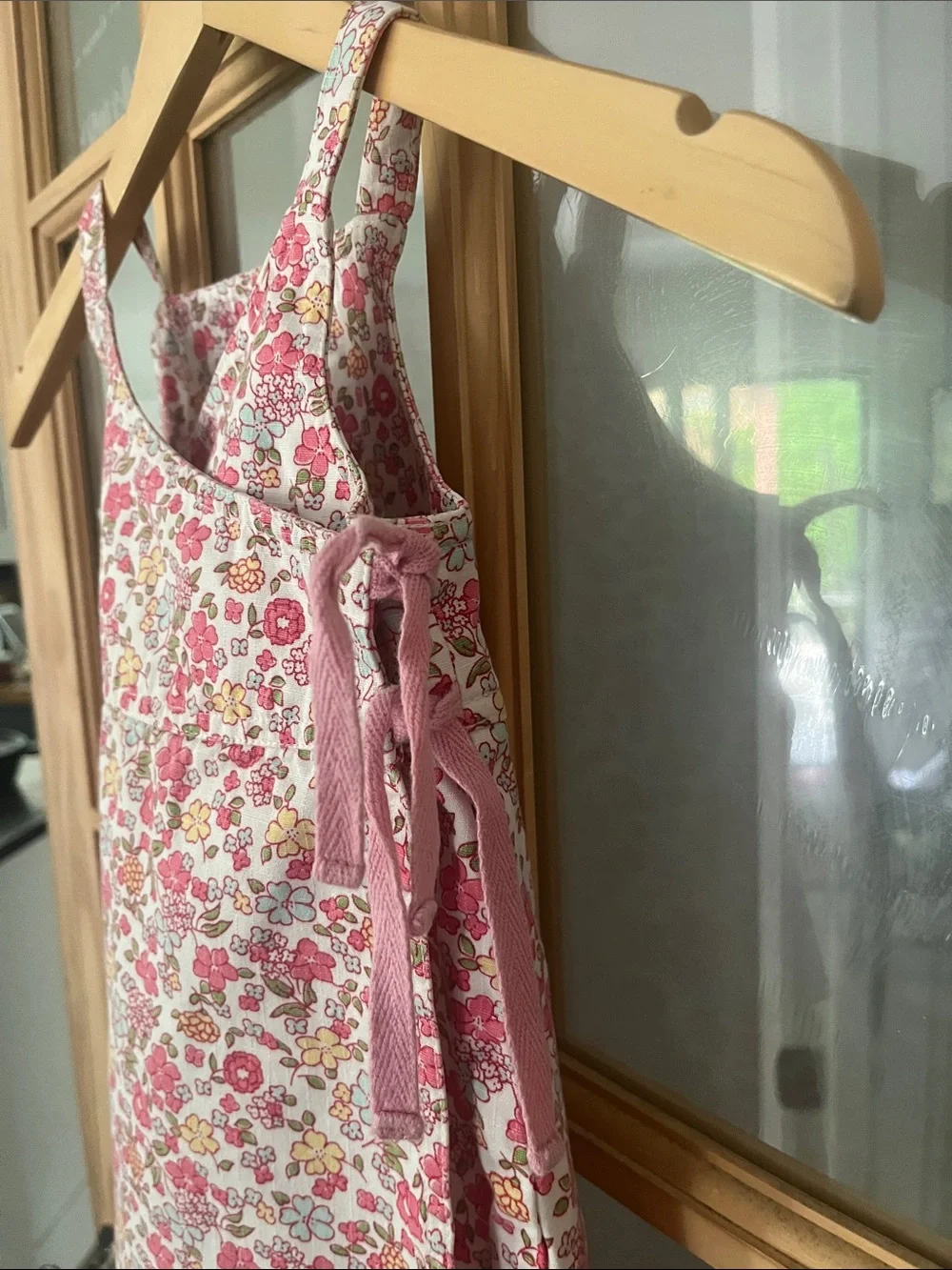 Vintage Floral ditsy Cotton Wrap Sundress 3T with pockets